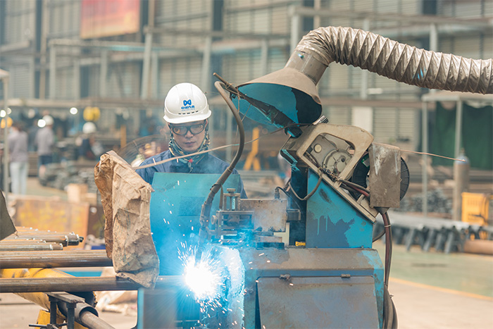 汉川网架自动化焊接